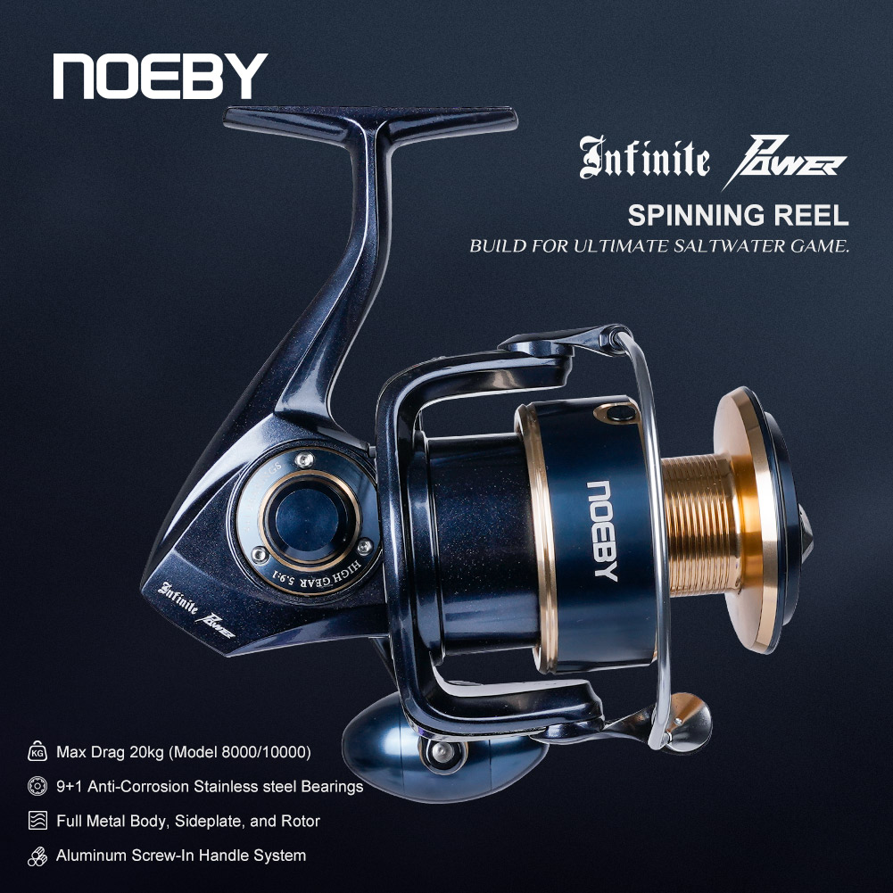 Daiwa Reel Fuego - Carrete de Pesca Giratorio Noeby Infinite