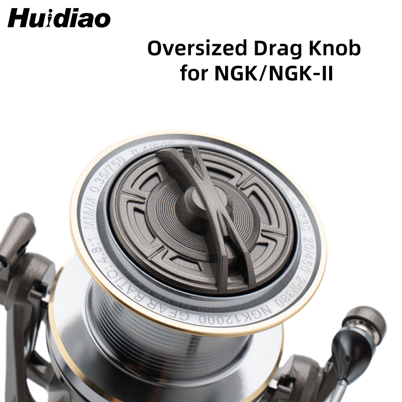 Reel Drag Knob - HUIDIAO-perilla de arrastre de gran tamaño,