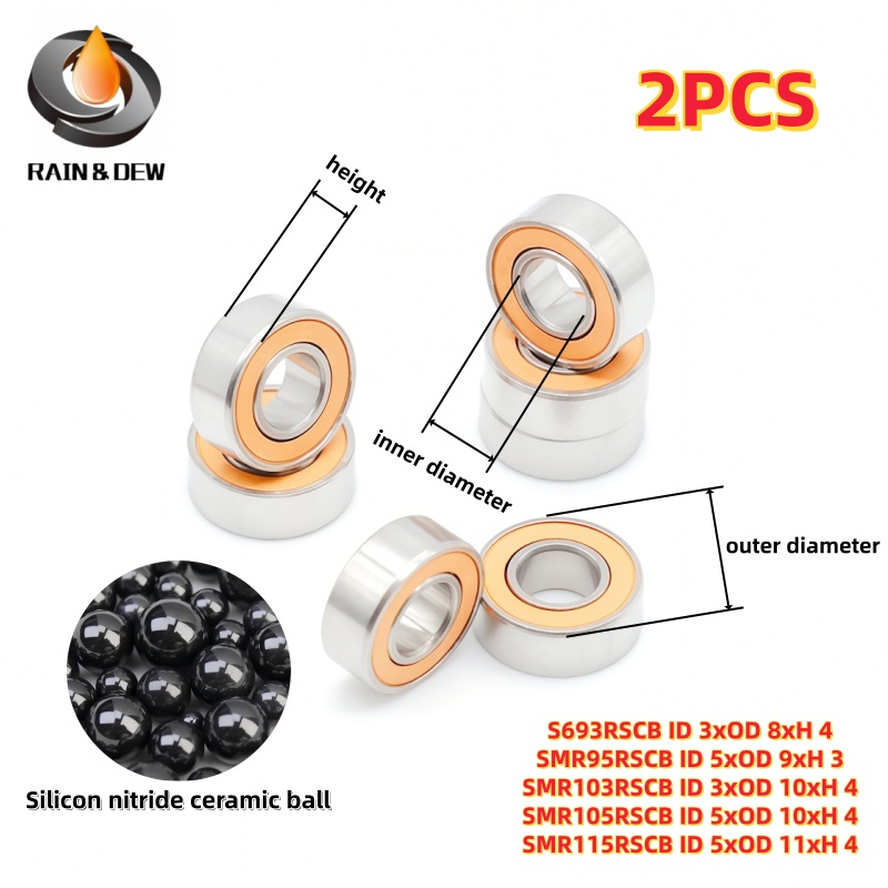 Baitcasting Reel - 2 Rodamientos de Bolas en Miniatura