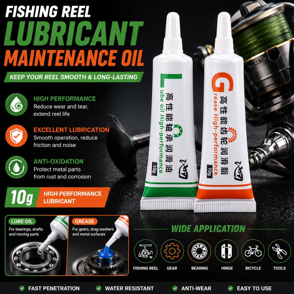 Juego de grasa y aceite lubric - Reel Repair Kit reseña y precio